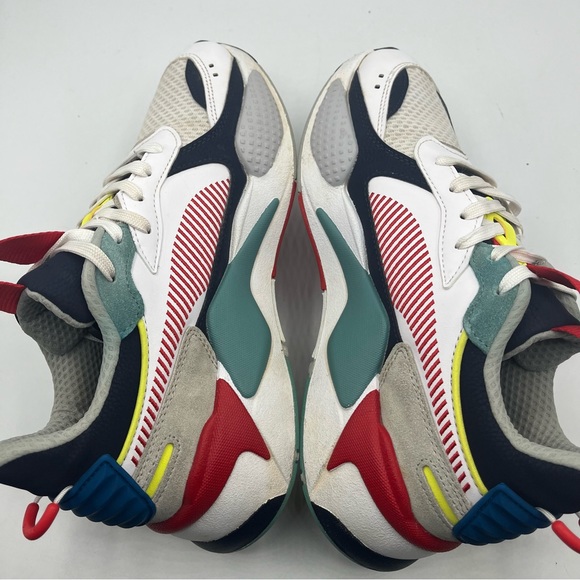 RS-X Jr Parisian White Blue Red 386894-01 Size 7C Youth - Picture 7 of 13